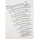 Steel Vision 16-Piece SAE Open End Wrench Set, 1/4 in. to 1-1/4 in. with Canvas Roll-Up Pouch thumbnail 3