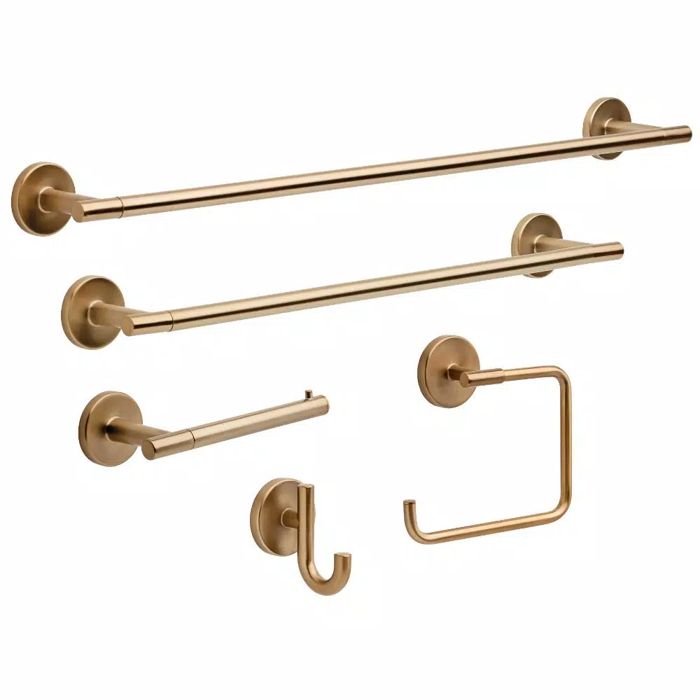 Delta Trinsic 30 in. Single Towel Bar, Champagne Bronze