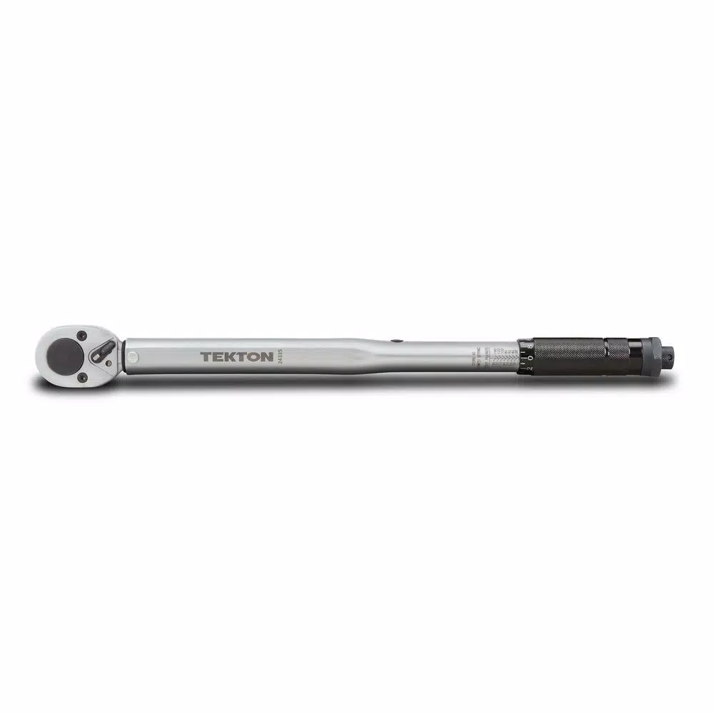 TEKTON 1/2 in. Drive Click Torque Wrench, 10-150 ft.-lb.