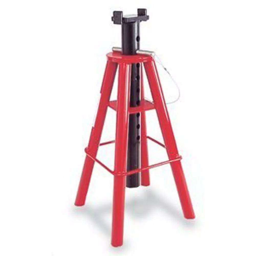 American Forge & Foundry 10-Ton Pin-Type Truck Stand, Heavy Duty Steel Support