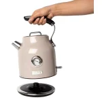 Haden Dorset 1.7L Electric Kettle, 7-Cup Stainless Steel with Auto Shut-Off, Putty Beige thumbnail 4