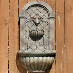 Sunnydaze Decor Venetian Florentine Stone Outdoor Wall Water Fountain thumbnail 2