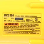 DEWALT DCS380B 20V MAX Cordless Reciprocating Saw (Tool-Only) thumbnail 9