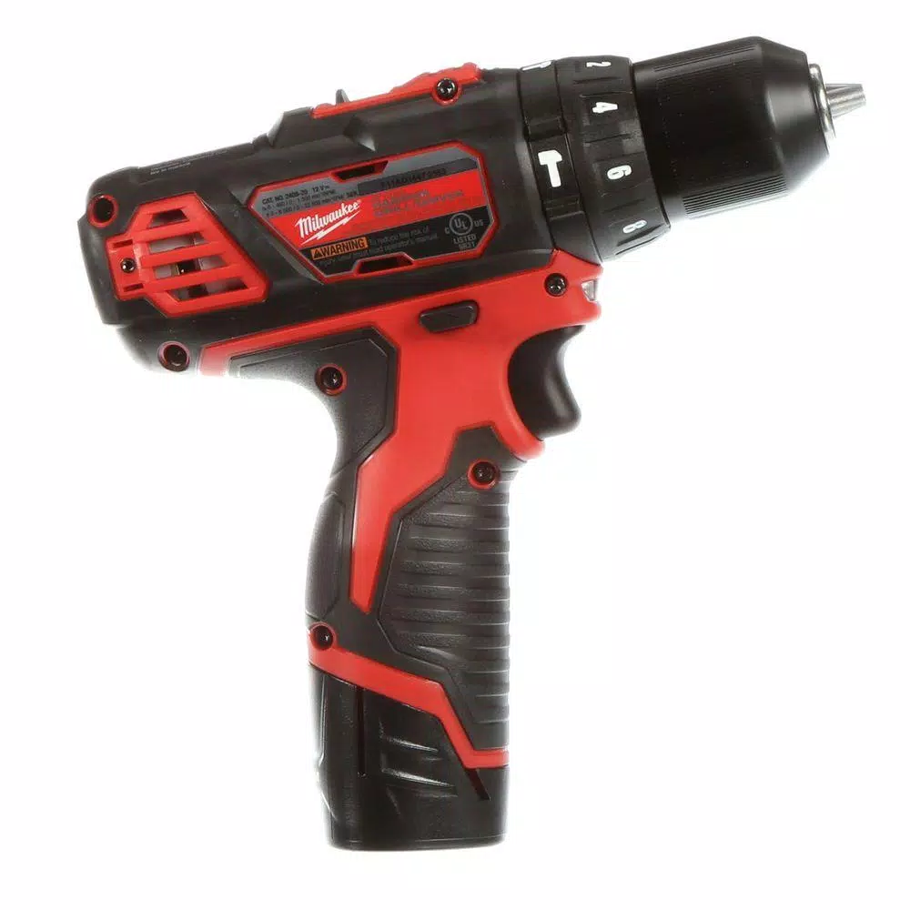 Milwaukee M12 12V Lithium-Ion Cordless Hammer Drill and Impact Driver 2-Tool Combo Kit