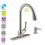 KOHLER Barossa Touchless Single-Handle Pull-Down Kitchen Faucet, Vibrant Stainless thumbnail 14
