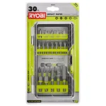 RYOBI 30-Piece Impact Rated Driving Bit Set with Torsion Zone thumbnail 1