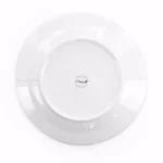 Elama Carey 18-Piece White Porcelain Dinnerware Set, Service for 4 thumbnail 3