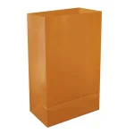 LUMABASE Luminaria Bag 100-Pack - Tan Weather Resistant Plastic Walkway Decor, 3.5 in. x 10 in. thumbnail 1