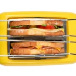 Unbranded Yellow Grilled Cheese Toaster with Extra-Wide Slots and Removable Baskets thumbnail 6