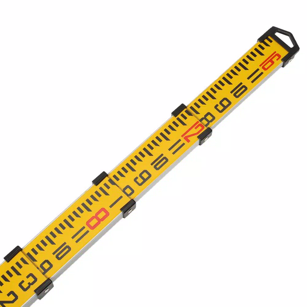 Johnson's 16 ft. Aluminum Telescoping Grade Rod with Dual Graduations
