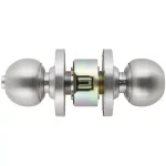 Universal Hardware ANSI Grade 2 Heavy Duty Privacy Door Knob, Satin Chrome thumbnail 3