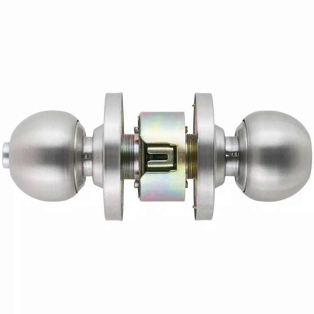 Universal Hardware ANSI Grade 2 Heavy Duty Privacy Door Knob, Satin Chrome