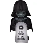 Gemmy Star Wars Airblown Inflatables 3.5 ft. Darth Vader with Tombstone Halloween Decoration thumbnail 2
