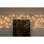 Northlight 150-Light Clear Mini Icicle Lights with White Wire, 10 ft. thumbnail 2