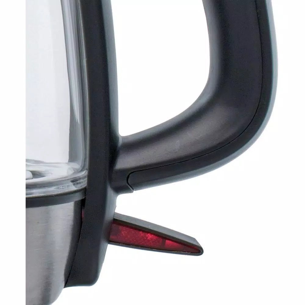 Brentwood Appliances KT-1910BK 1 Liter Cordless Glass Electric Kettle, 4.2-Cup, Black