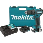 Makita 12V Max CXT Brushless 3/8 in. Cordless Hammer Driver-Drill Kit w/ (2) 2Ah Batteries, Charger & Case thumbnail 1