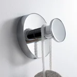 KRAUS Elie Chrome Bathroom Robe and Towel Hook thumbnail 6