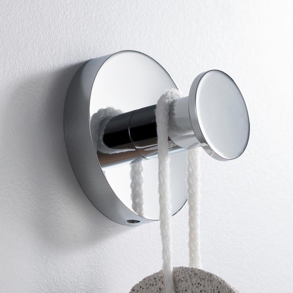 KRAUS Elie Chrome Bathroom Robe and Towel Hook
