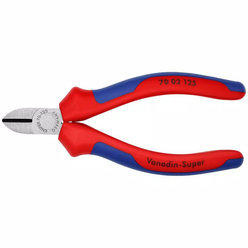 KNIPEX 5 in. Diagonal Cutters with Comfort Grip, Flush Cut Hand Tool