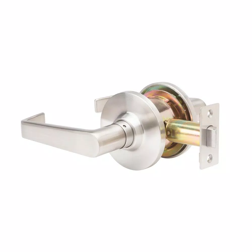 Global Door Controls Empire Style Commercial Passage Lever, Brushed Chrome, Heavy Duty Steel