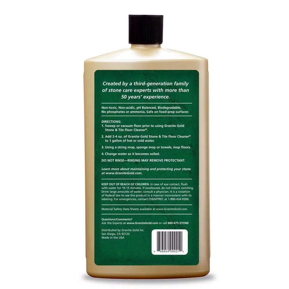 Granite Gold Stone and Tile Floor Concentrate Cleaner, 32 oz.