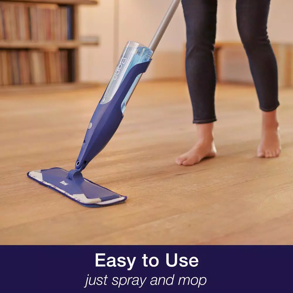 Bona Hardwood Floor Spray Mop Premium with Original Formula Cleaner and Microfiber Pad