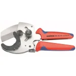 KNIPEX 8-1/4 in. PVC Pipe Cutter with Comfort Grip Handles thumbnail 1