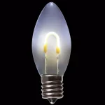 Wintergreen Lighting FlexFilament C9 LED Shatterproof Cool White Vintage Edison Bulbs (5-Pack) thumbnail 1