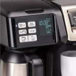 Hamilton Beach FlexBrew 2-Way 10-Cup Drip Coffee Maker with Thermal Carafe and Single-Serve Side, Black thumbnail 3