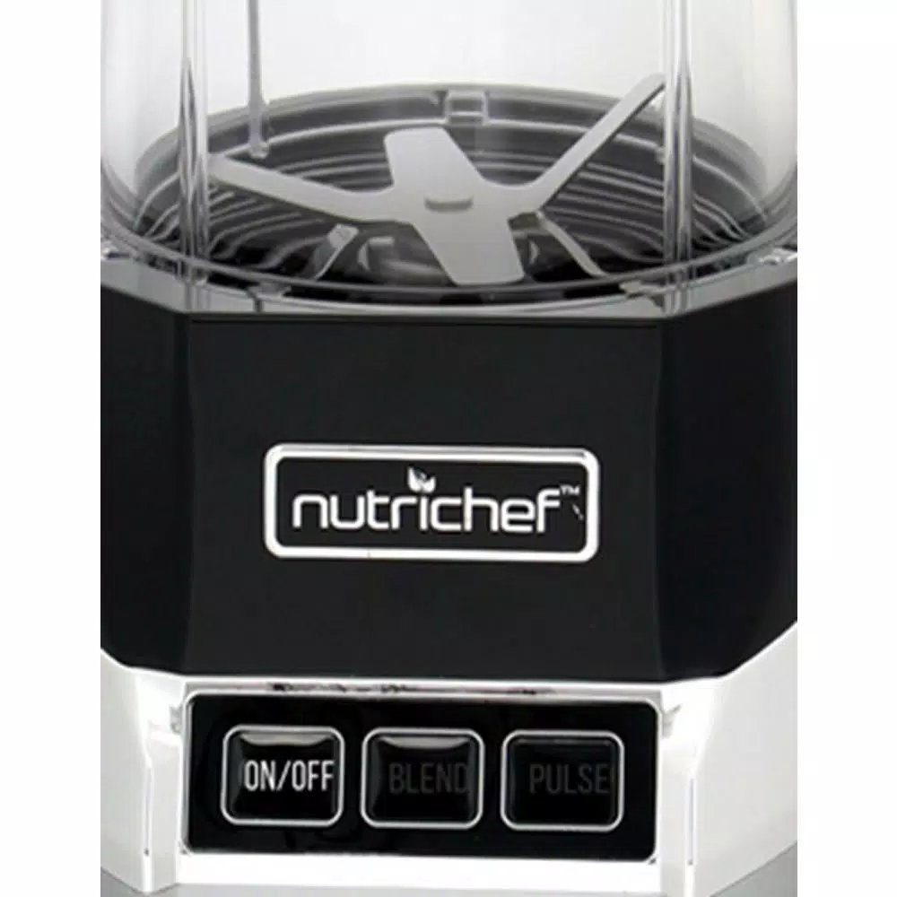 NutriChef 1000W High-Powered Digital Countertop Blender with 24 oz. Tritan Blend Cup