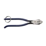 Klein Tools Slim Ironworker Pliers with Tether Ring for Rebar Tie Wire thumbnail 1