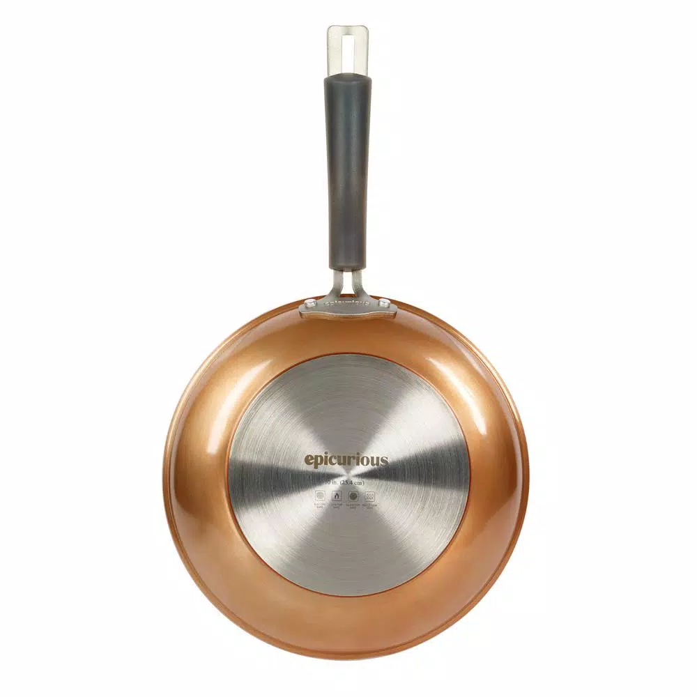 Epicurious 10 in. Hard-Anodized Aluminum Nonstick Frying Pan, Copper