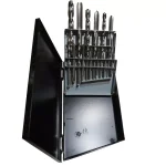 Drill America 18-Piece Metric High Speed Steel Tap and Drill Bit Set with Metal Case thumbnail 1