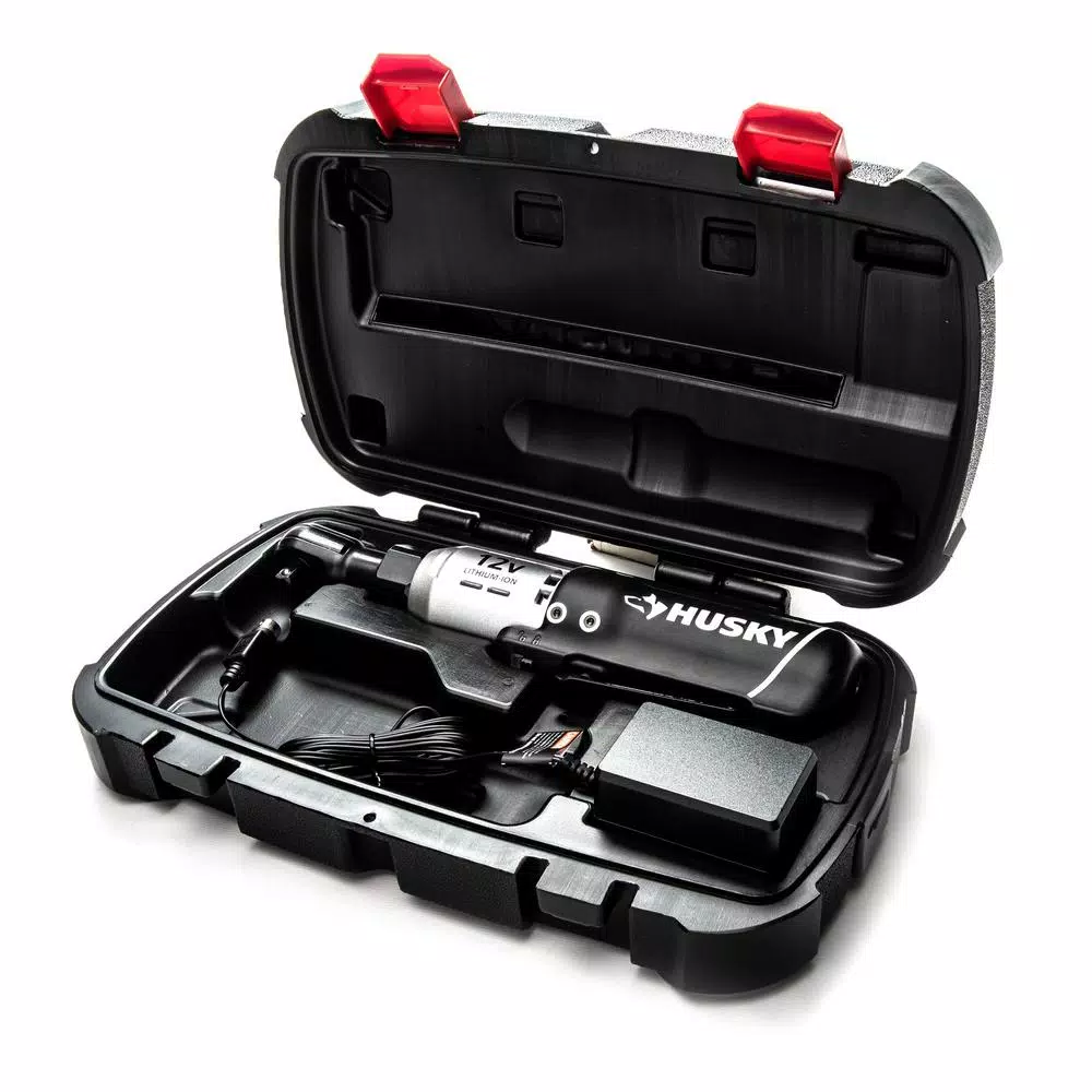 Husky 3/8 in. Drive 12V Cordless Ratchet with Lithium-Ion Battery and Charger