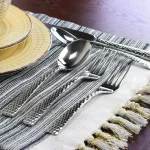 GIBSON elite Gibson Braid 20-Piece Stainless Steel Flatware Set, Service for 4 thumbnail 3