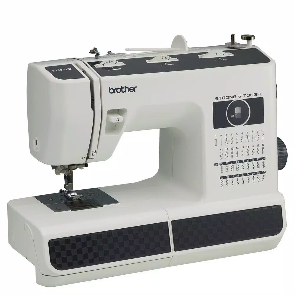 Brother ST371HD 37-Stitch Sewing Machine with 6 Presser Feet and Drop Feed Feature