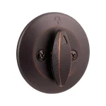 Kwikset 660 Series Single-Cylinder Deadbolt, Venetian Bronze thumbnail 2