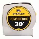 Stanley 30 ft. PowerLock Tape Measure with Mylar Coating and Stud-Center Markings thumbnail 1