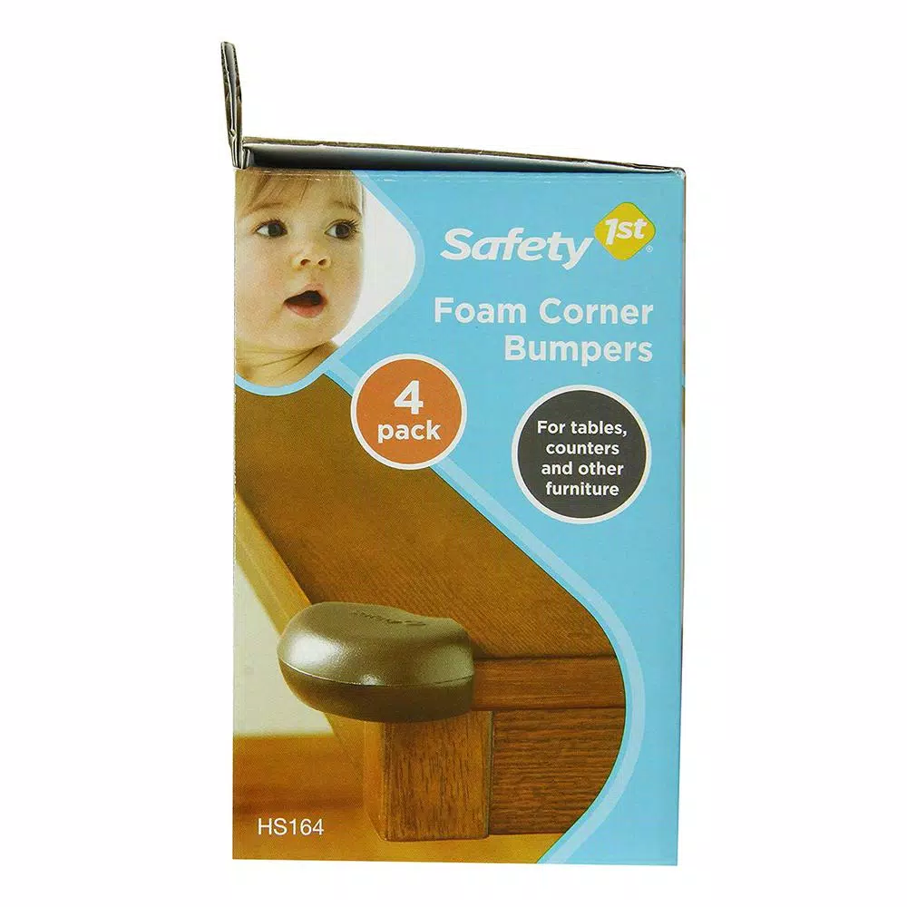 Safety 1st Espresso Foam Corner Bumpers, 4-Pack