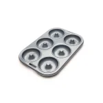 Fox Run Non-Stick 6-Cavity Donut Pan, Heavy Duty Carbon Steel thumbnail 1