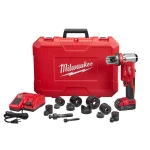 Milwaukee M18 FORCE LOGIC 6 Ton Cordless Knockout Tool Kit with 2.0 Ah Battery and Die Set thumbnail 1