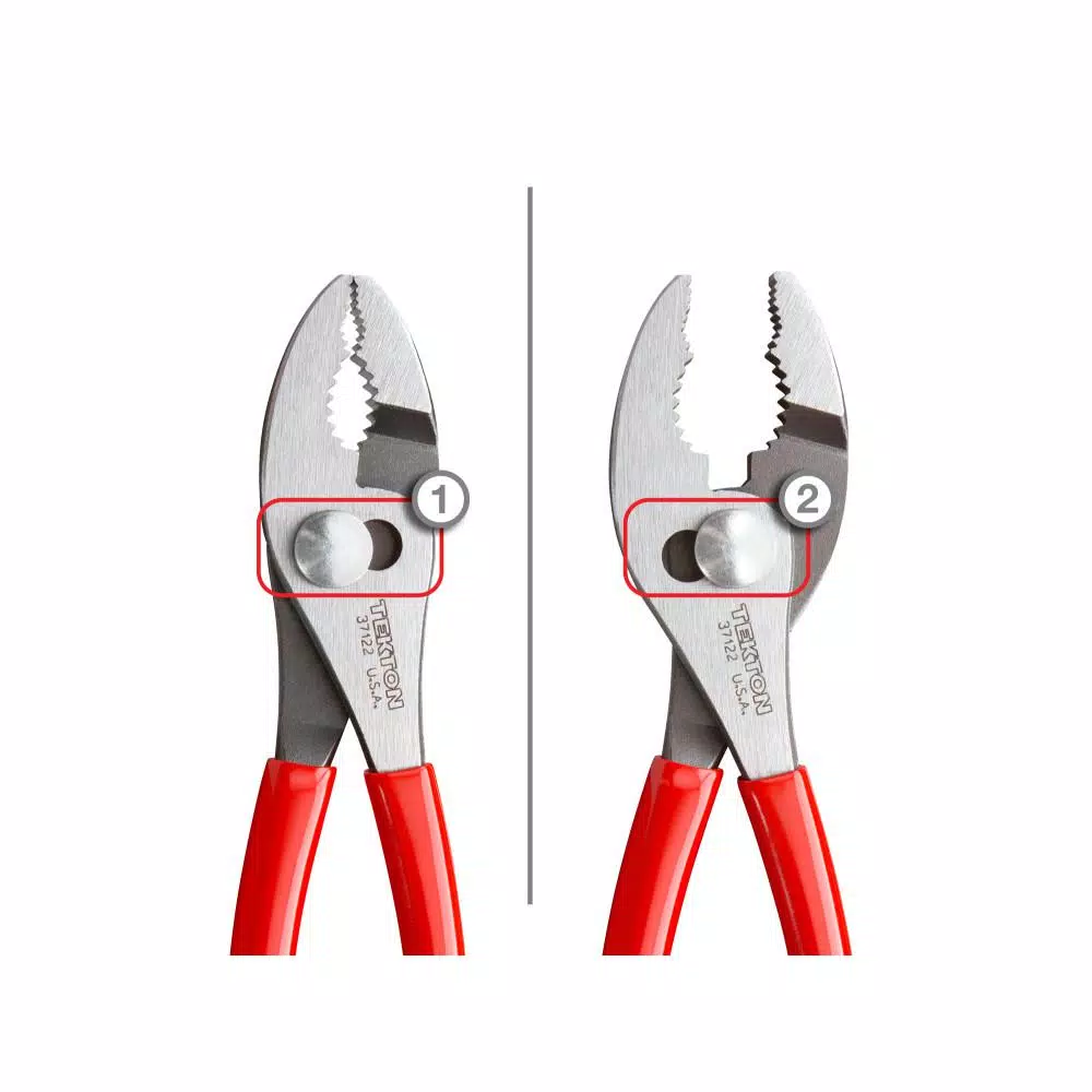 TEKTON 6-1/2 in. Slip Joint Pliers with Shear-Type Wire Cutter