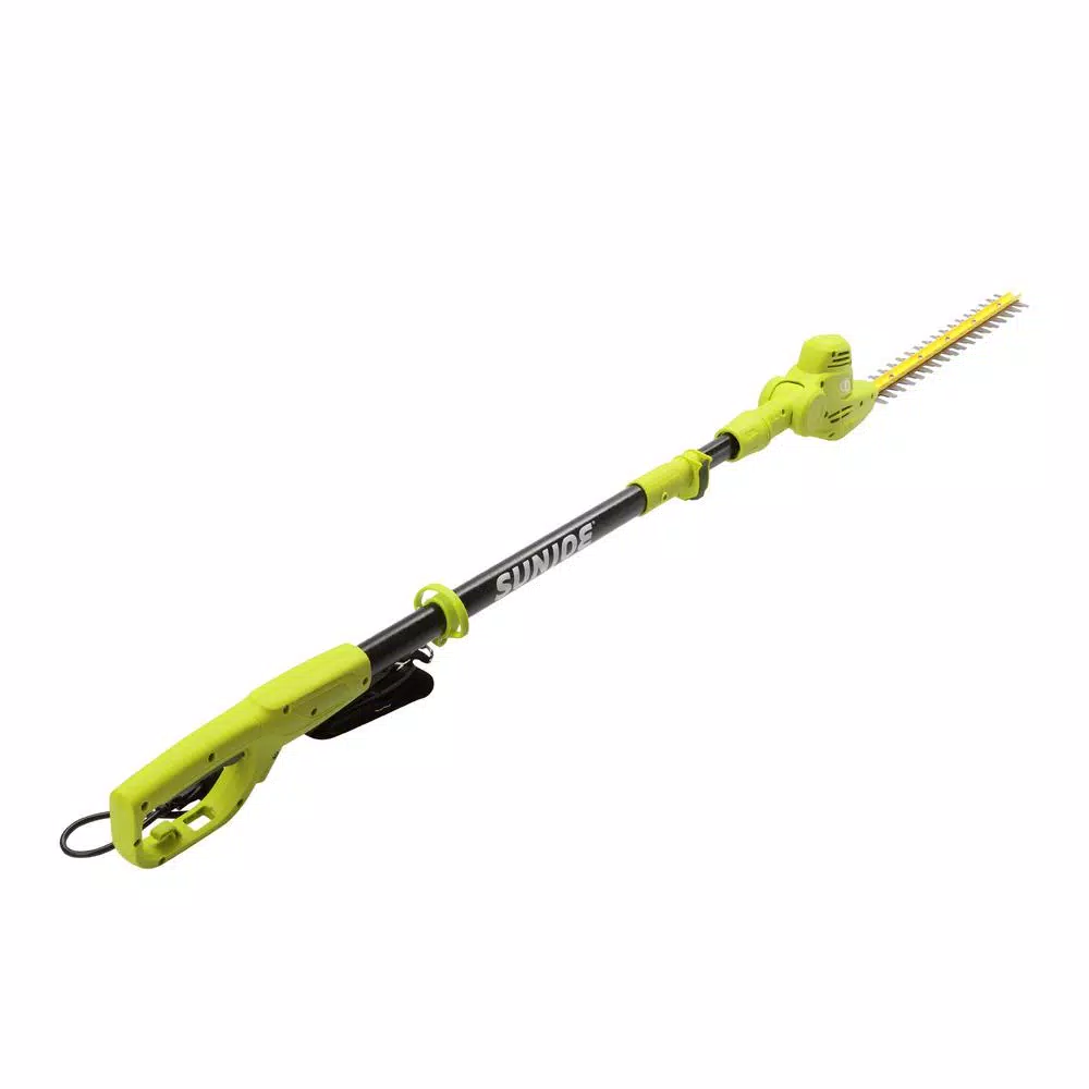 Sun Joe 18 in. Electric Telescoping Pole Hedge Trimmer, 3.8 Amp, 13 ft. Reach