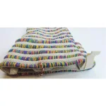 LR Home 20 in. Multi-Color Cotton Striped Christmas Stocking with Pom Pom thumbnail 2