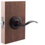Copper Creek Colonial Waverlie Tuscan Bronze Privacy Lever for Bedroom and Bathroom Doors thumbnail 2