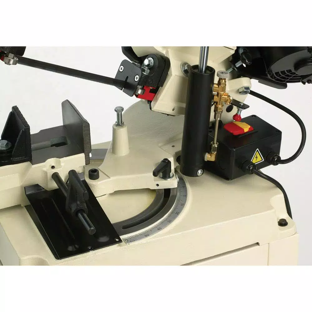 Shop Fox M1013 5 in. x 6 in. Metal Cutting Horizontal Bandsaw with Swiveling Headstock