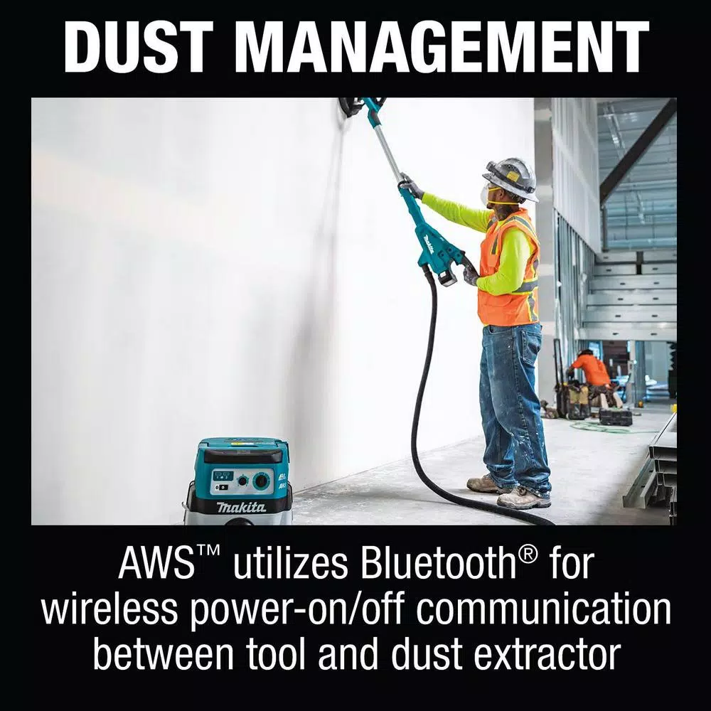 Makita 18V LXT Brushless 9 in. Drywall Sander Kit with Bonus 2-Piece 18V LXT Compact Combo Kit