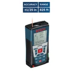 Bosch GLR825 Laser Distance Measurer, 825 ft. Range, Outdoor Precision thumbnail 4