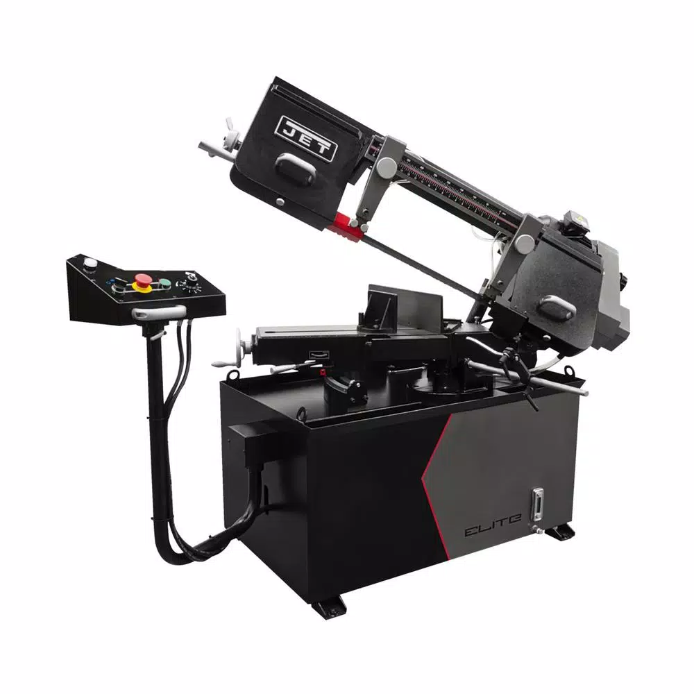 Jet 8 in. x 13 in. Metalworking Variable Speed Mitering Bandsaw, 1-1/2 HP, 115/230V
