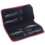 KING 5-Piece Long Nose Pliers Set, 11 in. Straight, 90-Degree, 45-Degree, Hose, Cable, and Flat Nose thumbnail 1